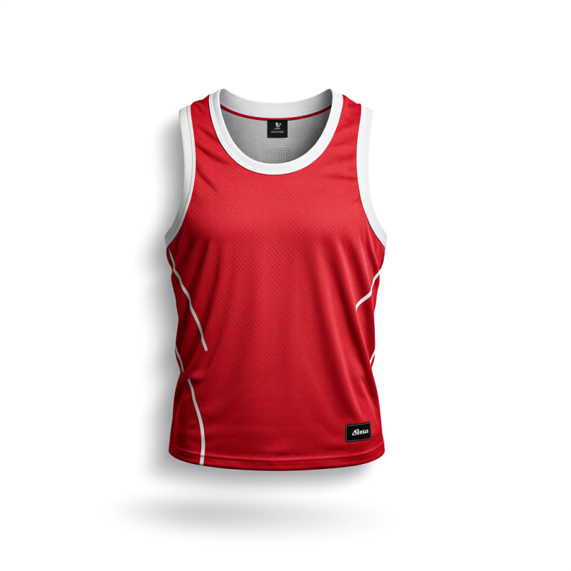 Red sports vest - for women
